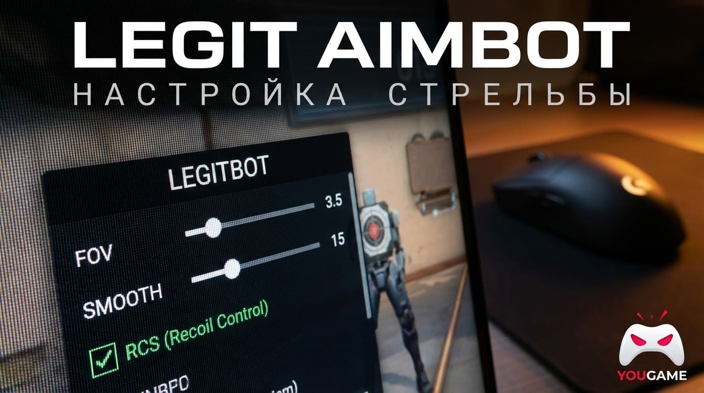 Настройки аимбота и триггера в меню чита Валорант